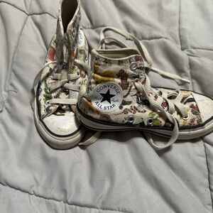 Converse White High-Top Sneakers Classic Style